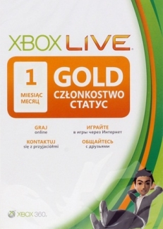 Xbox Live Gold: Карта подписки на 1 месяц 